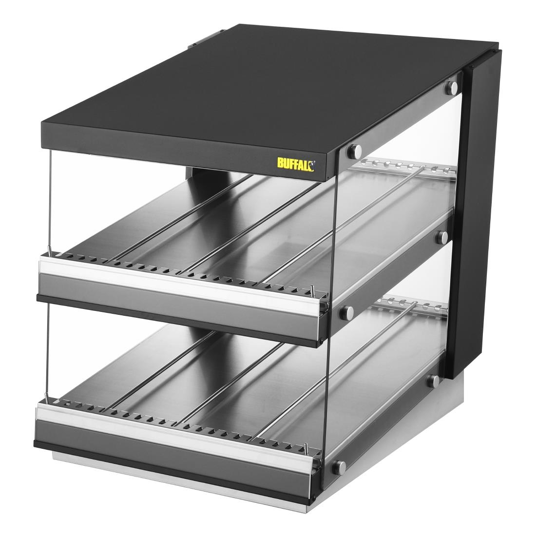 Buffalo Sloped Chute Food Warmer 2 Shelf - Image 2