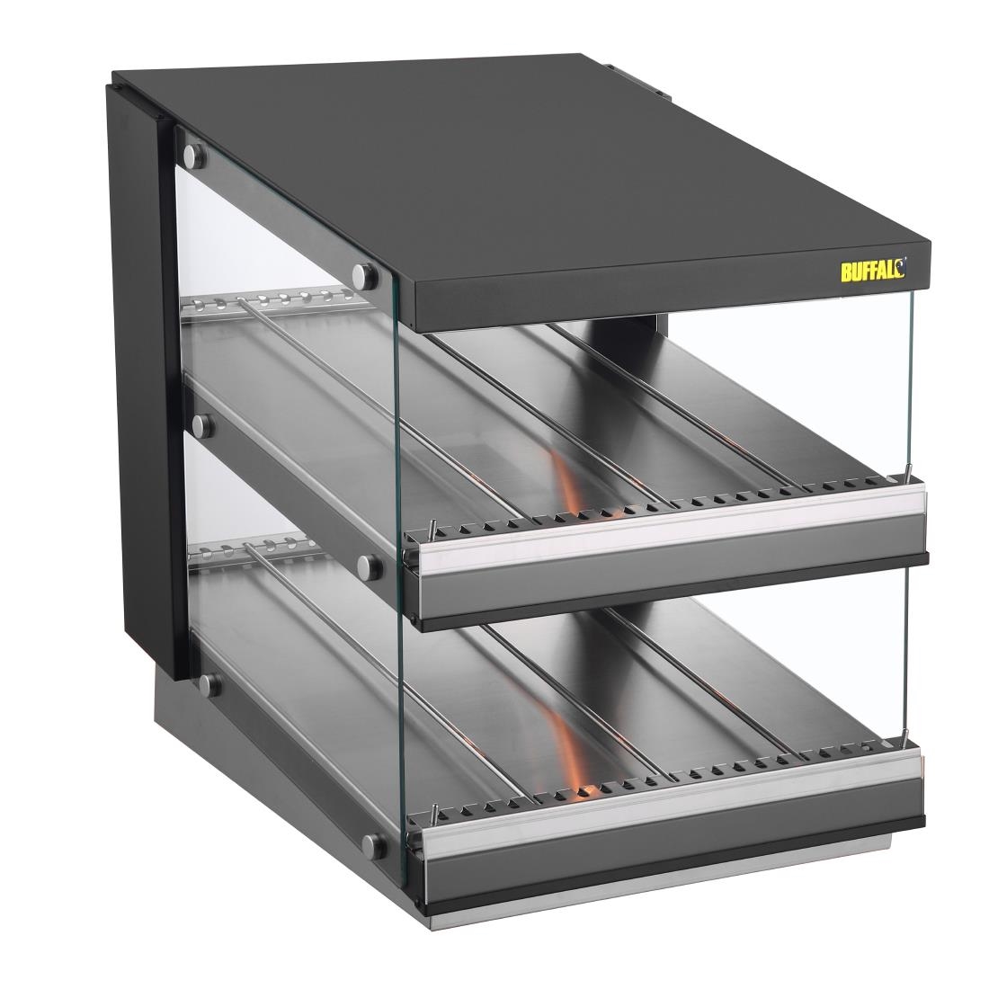 Buffalo Sloped Chute Food Warmer 2 Shelf - Image 3