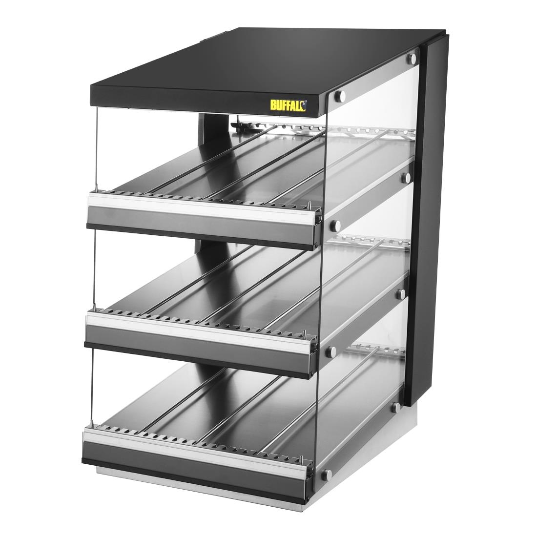 Buffalo Sloped Chute Food Warmer 3 Shelf - Image 2