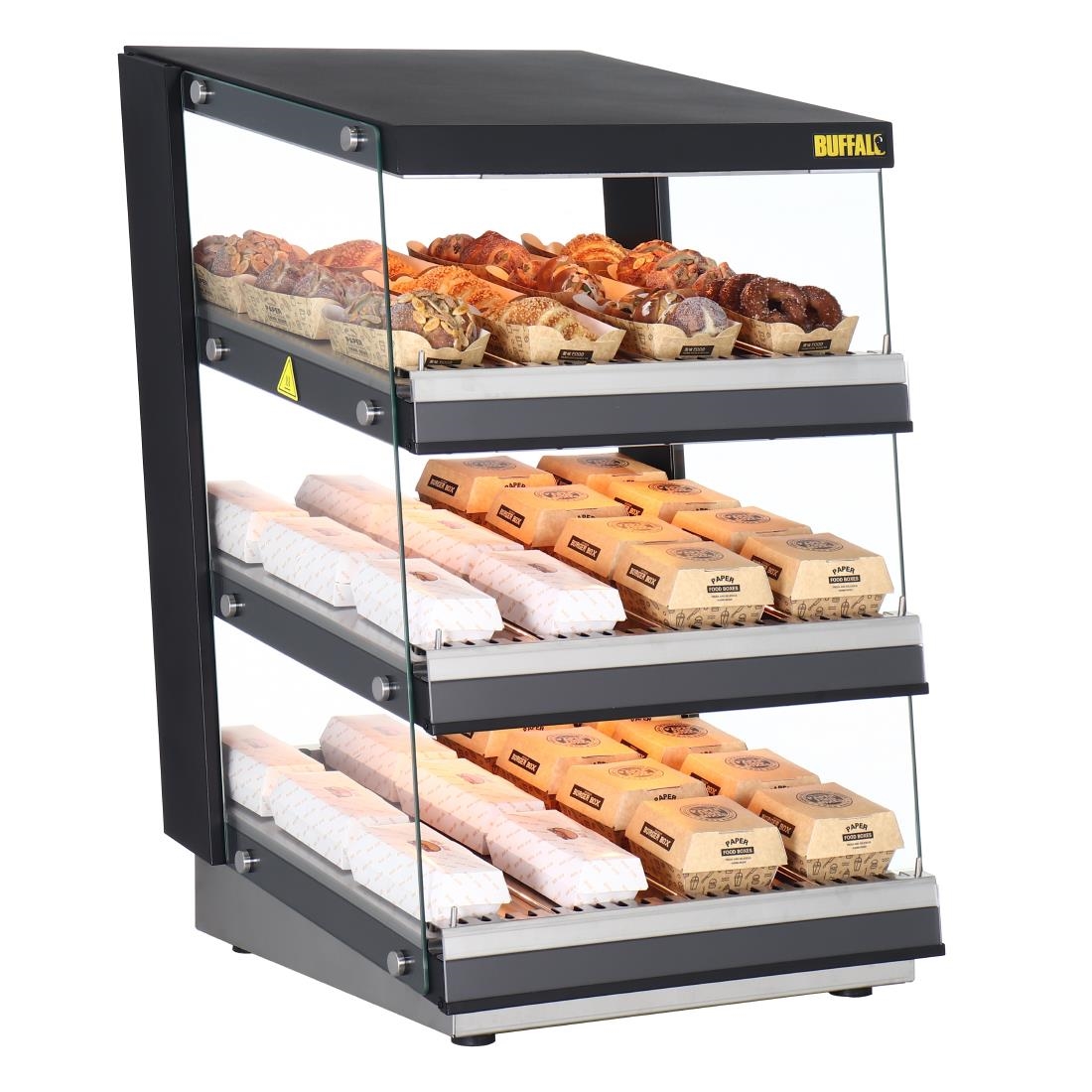 Buffalo Sloped Chute Food Warmer 3 Shelf - Image 8