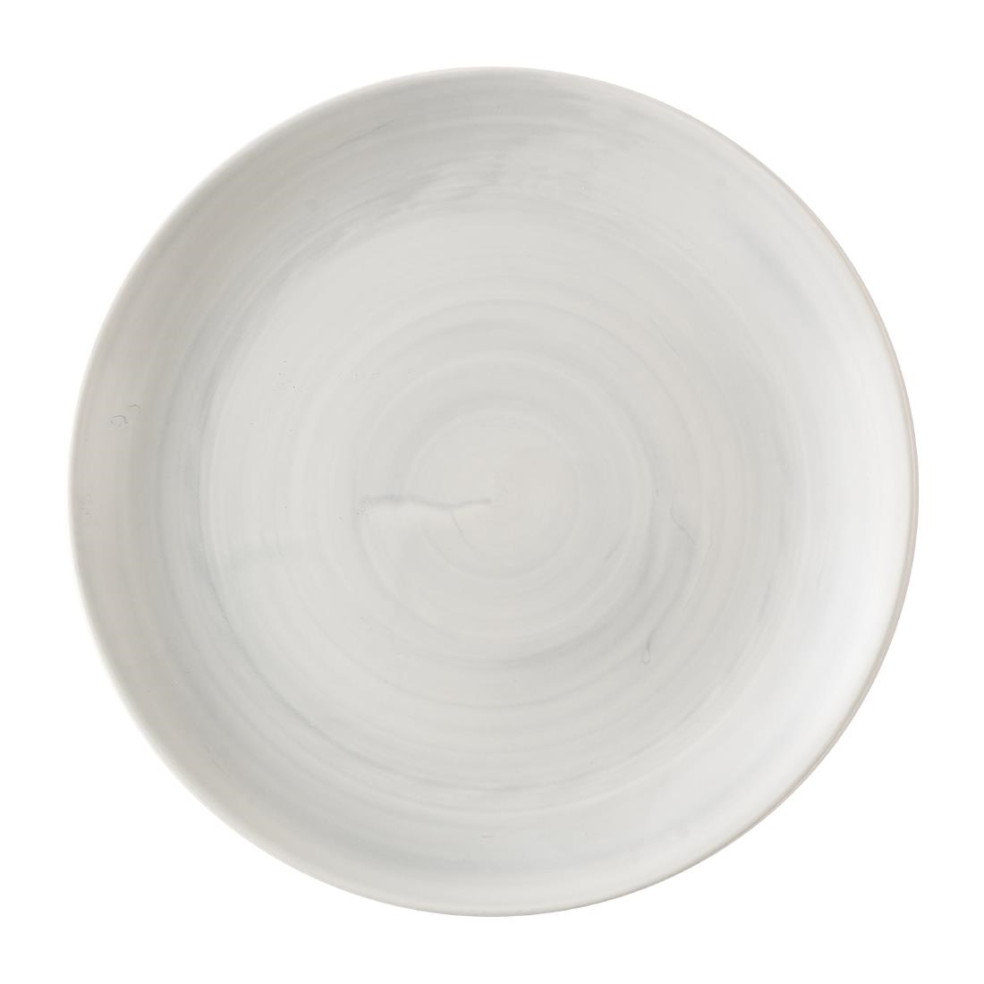 Churchill Stonecast Canvas Grey Evolve Coupe Plates 260mm (12 Pack)