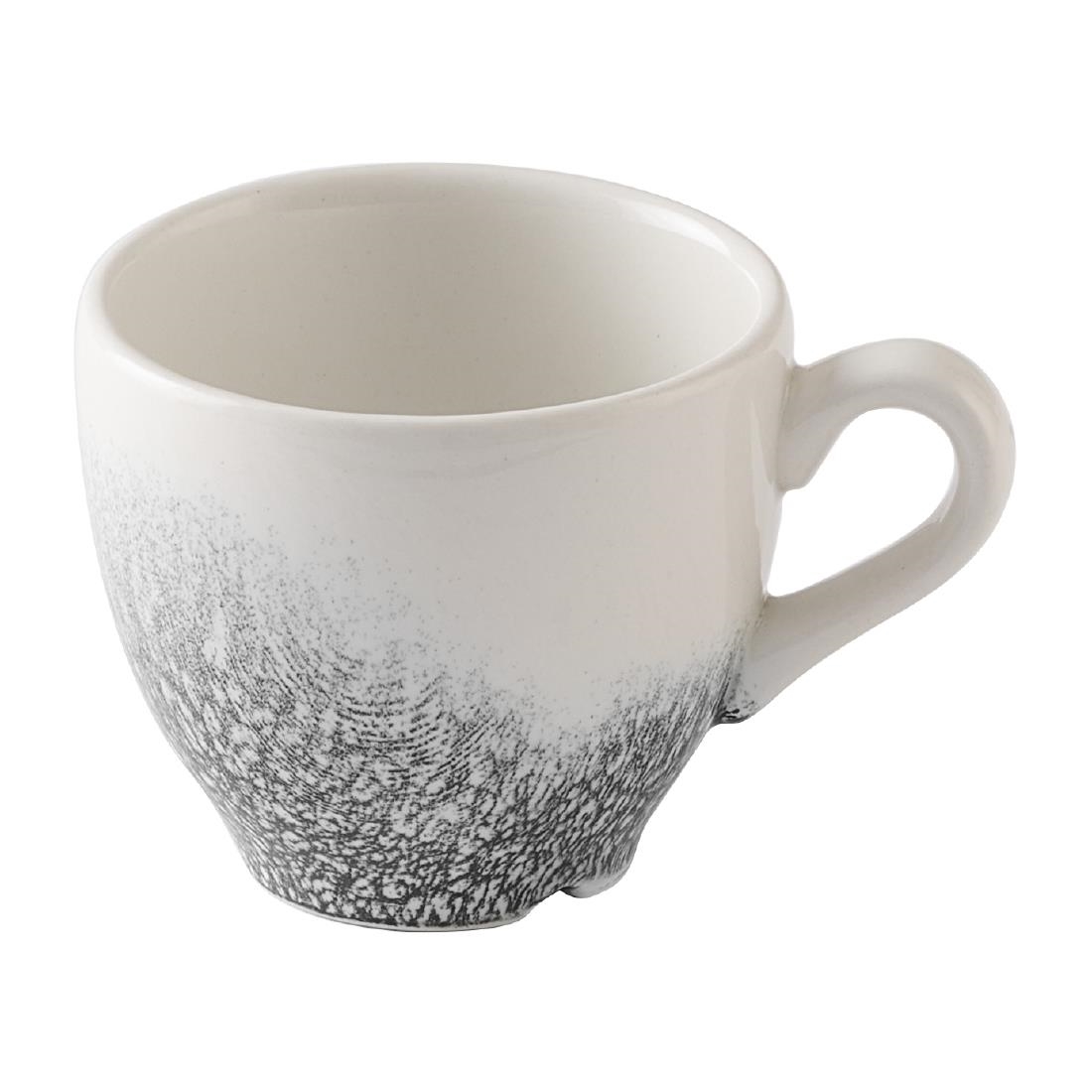 Churchill Studio Prints Raku Quartz Black Espresso Cups 105ml (12 Pack)