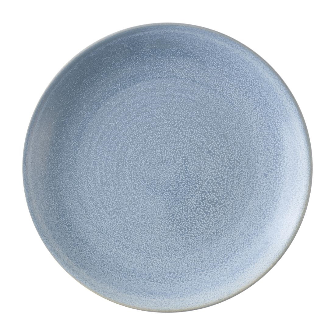 Dudson Evo Azure Coupe Plates Blue 280mm (6 Pack)