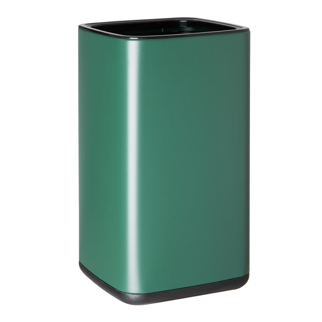 Bolero Square Waste Bin Green 7Ltr