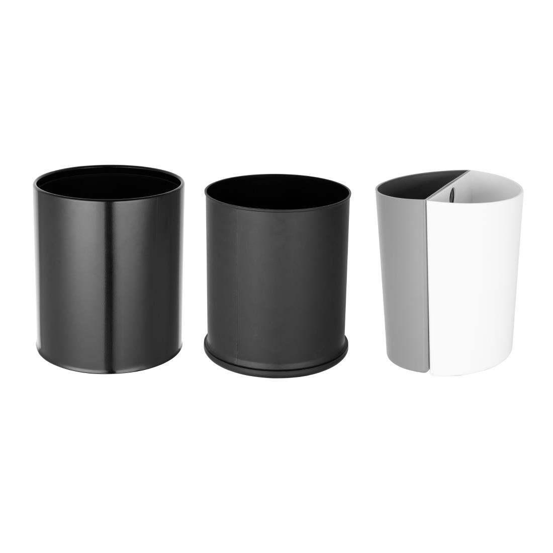 Bolero 2 Compartment Hotel Bin Black - Image 5
