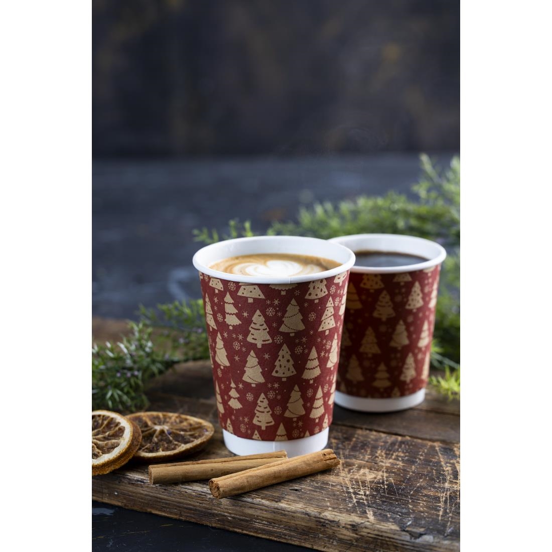 Fiesta Recyclable Christmas Hot Cup Double Wall 12oz (500 Pack) - Image 2