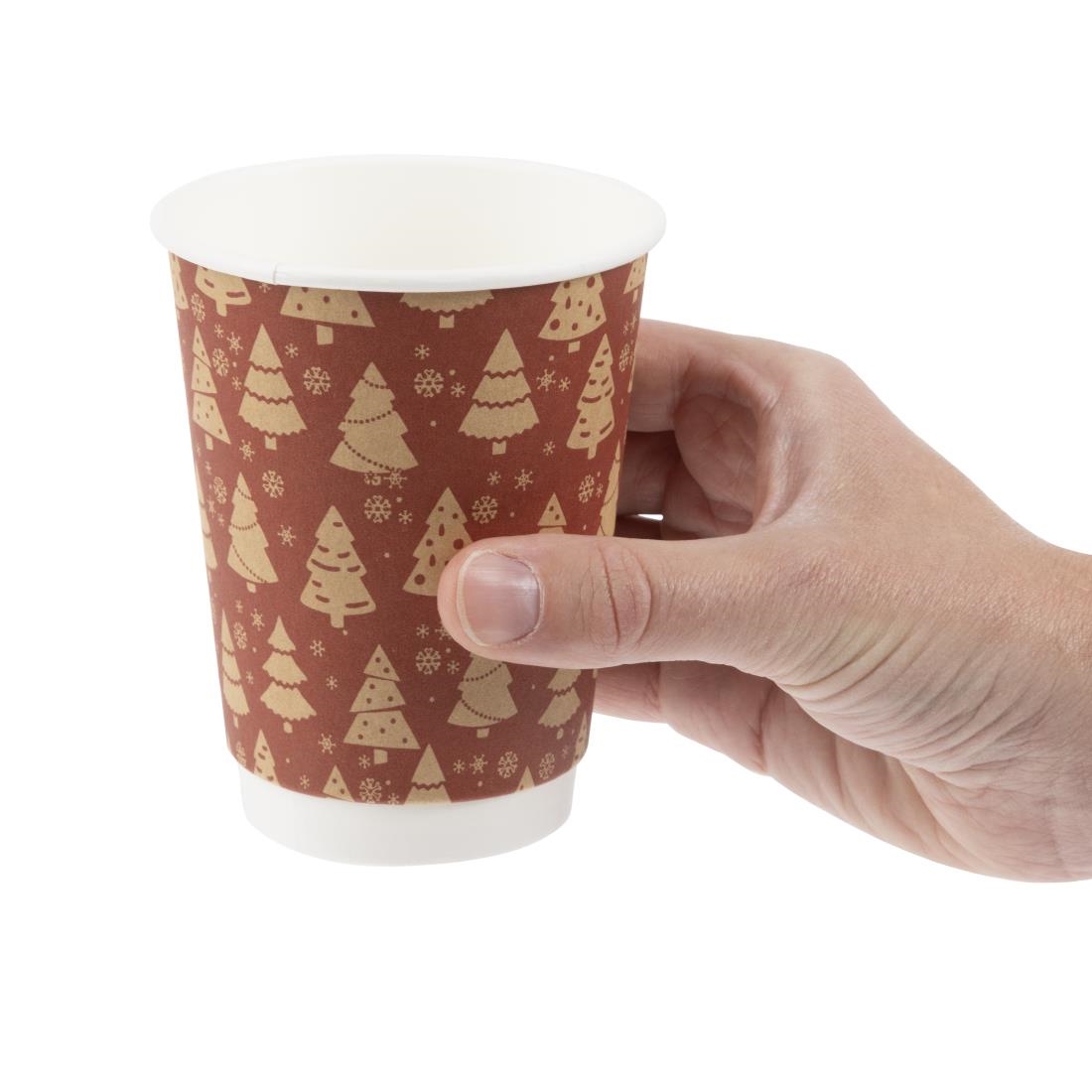 Fiesta Recyclable Christmas Hot Cup Double Wall 12oz (500 Pack) - Image 5
