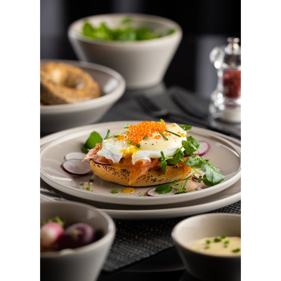 Utopia Core Dipping Pots Stone 95mm (12 Pack) - Image 2