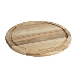 Olympia Round Acacia Wood Board for CS014 Dome 330x20mm