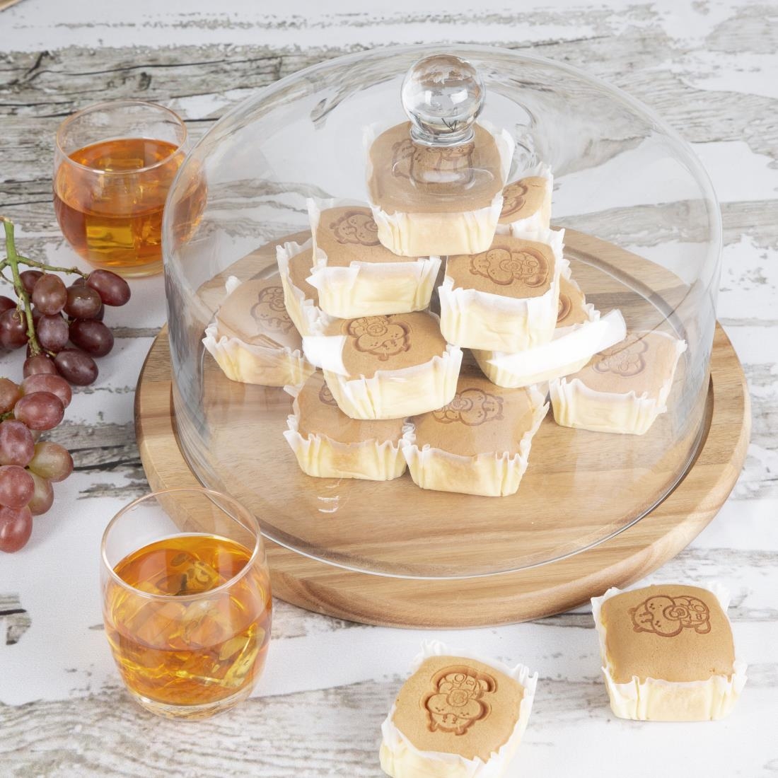 Olympia Round Acacia Wood Board for CS014 Dome 330x20mm - Image 10