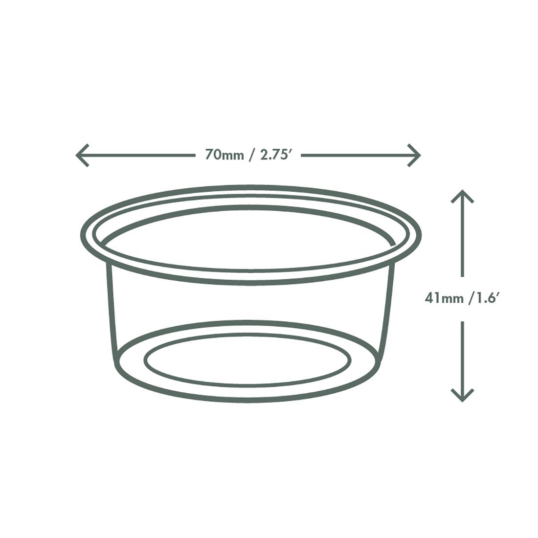 Vegware PLA Cold Portion Pots 3oz (2000 Pack) - Image 3