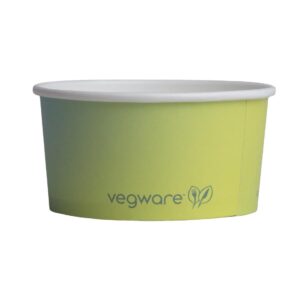 Vegware Double Scoop Ice Cream Pot Tutti Frutti 6oz (1000 Pack)
