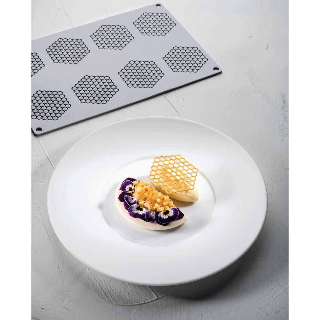 Pavoni Silicone Honey Comb Mould 300x200mm - Image 2