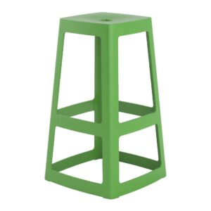 Origin Base High Stool May Green 450x450x750mm (2 Pack)