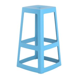 Origin Base High Stool Pastel Blue 450x450x750mm (2 Pack)