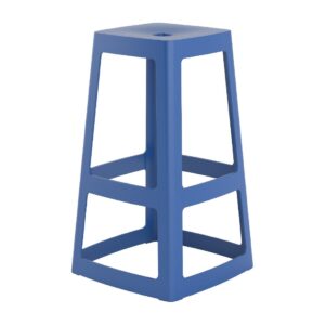 Origin Base High Stool Violet Blue 450x450x750mm (2 Pack)
