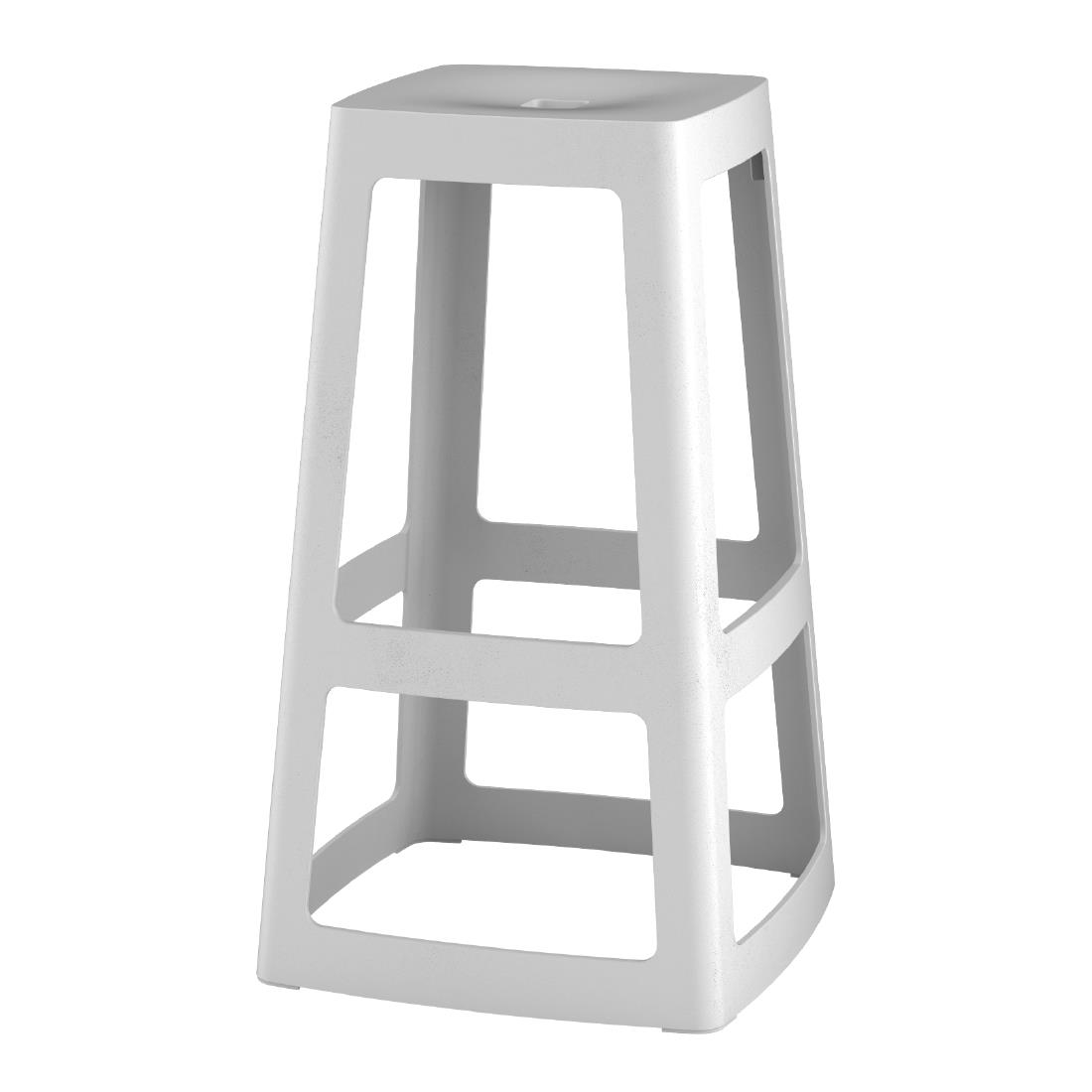 Origin Base High Stool Light Grey 450x450x750mm (2 Pack) - Image 3