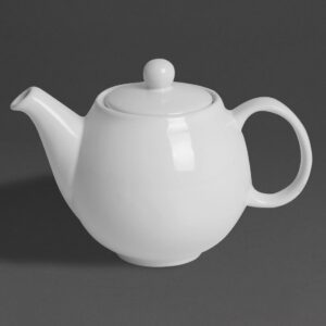 Olympia CafÃ© Teapot White 450ml (2 Pack)