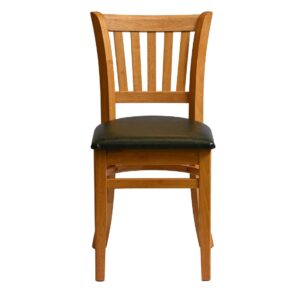 Manhattan Dining Chair in Soft Oak with Bison Cedar Seat (2 Pack)