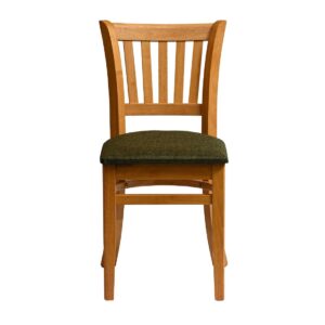 Manhattan Dining Chair in Soft Oak with Shetland Forest Seat (2 Pack)