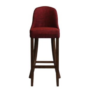Kilsby Bar Chair in Vintage with Shetland Scarlett Seat