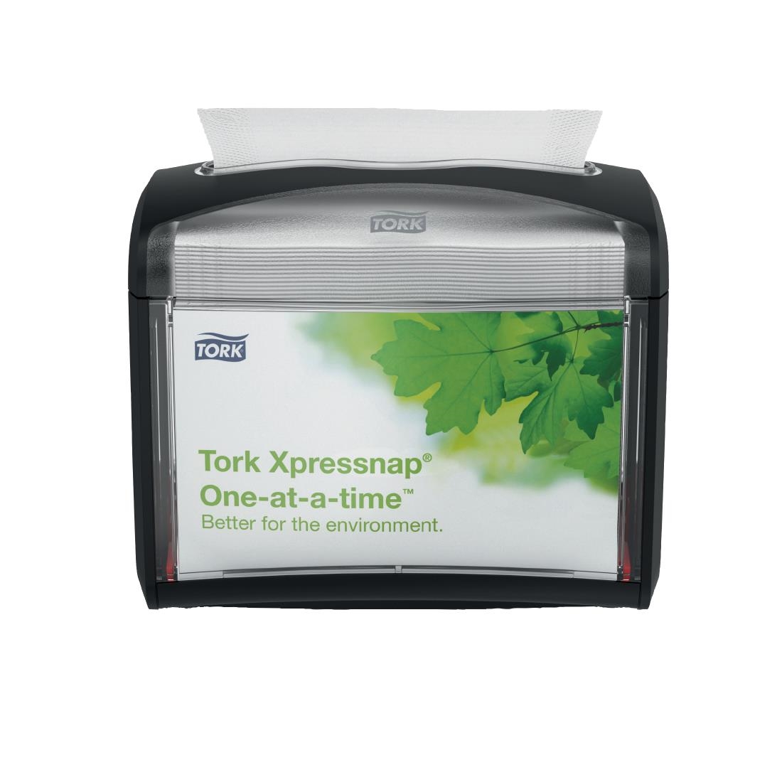 Tork Xpressnap Tabletop Napkin Dispenser Black - Image 4
