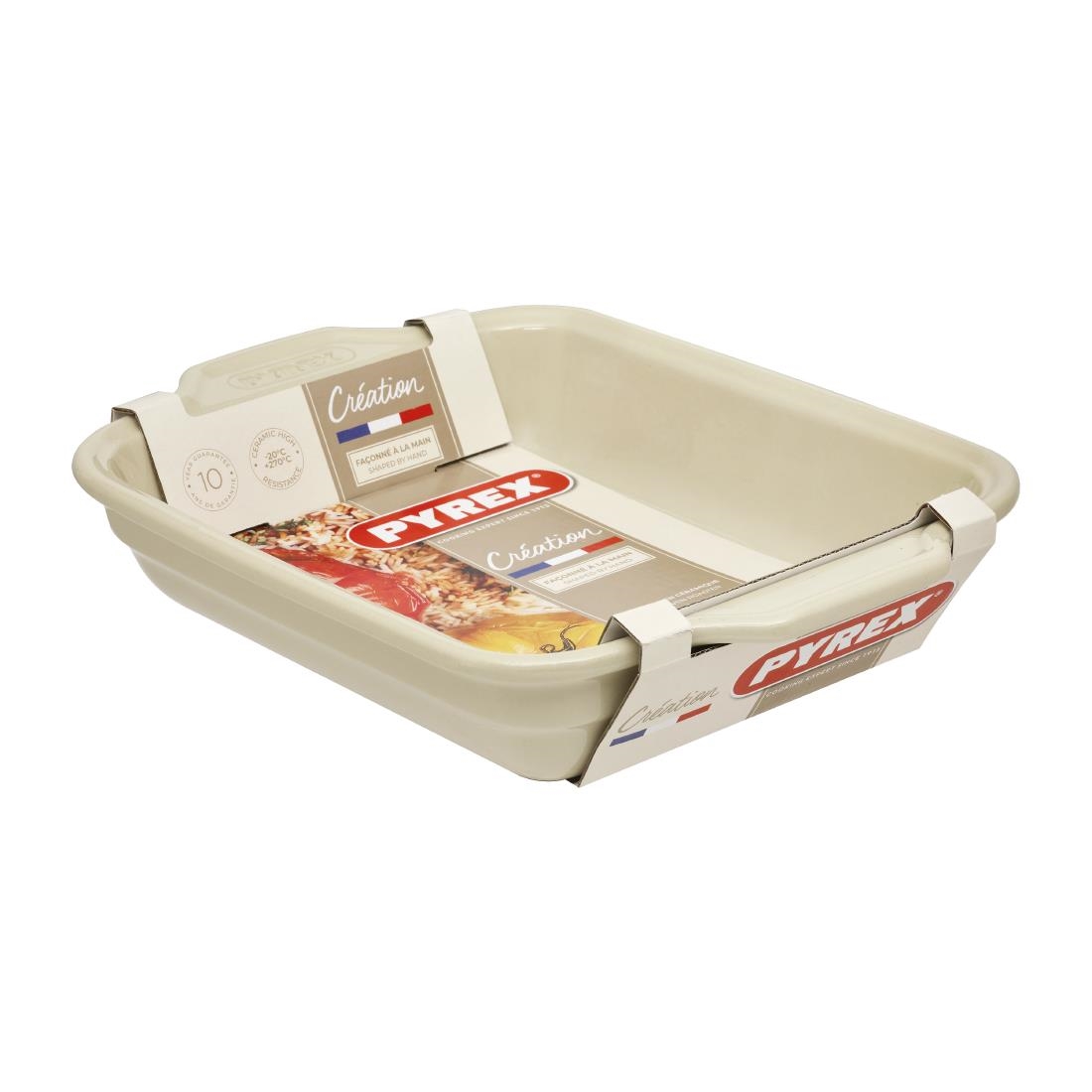 Pyrex Ceramic Rectangular Roasting Dish 370x280mm - Image 4