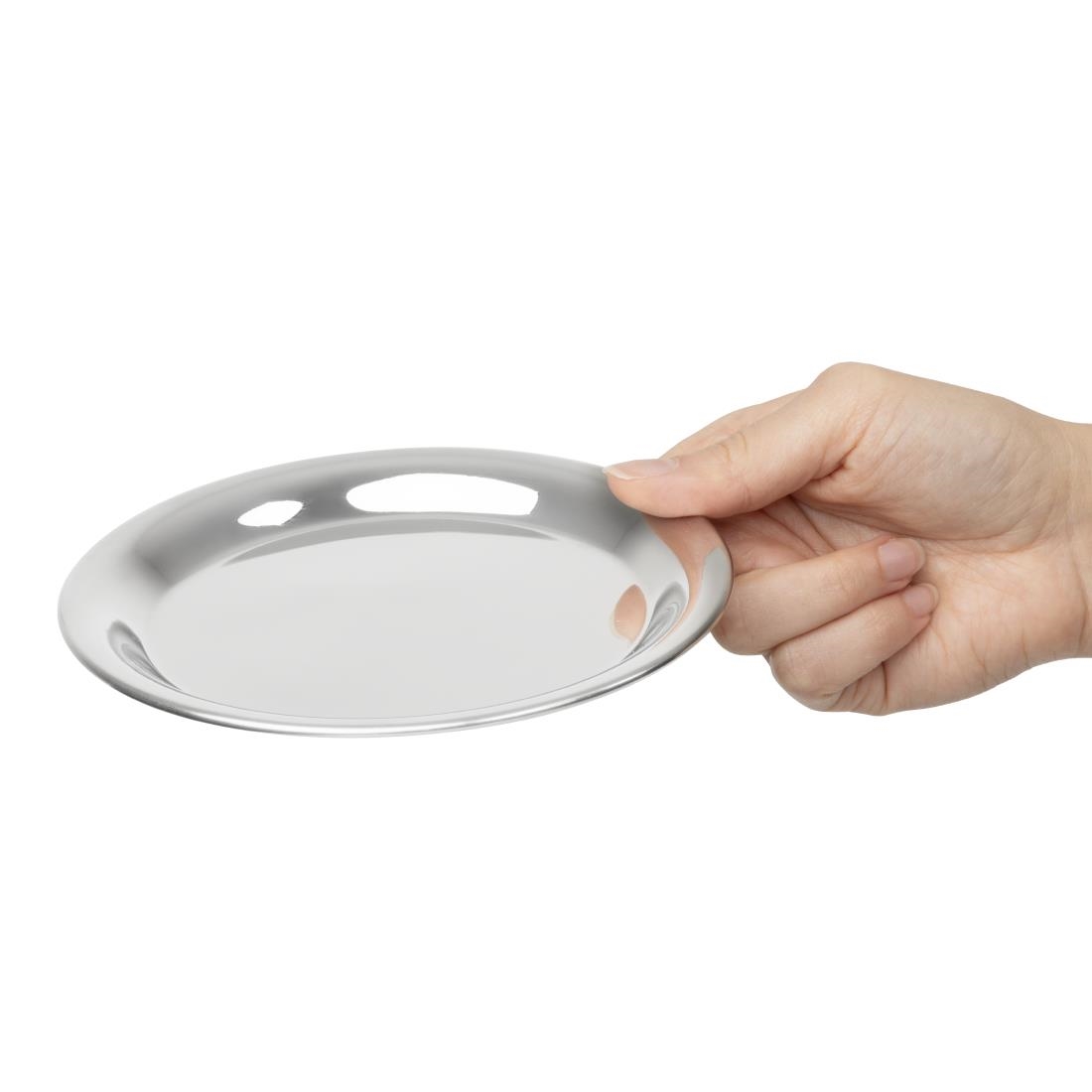 Olympia Round Stainless Steel Tip Tray 150mm - Image 5