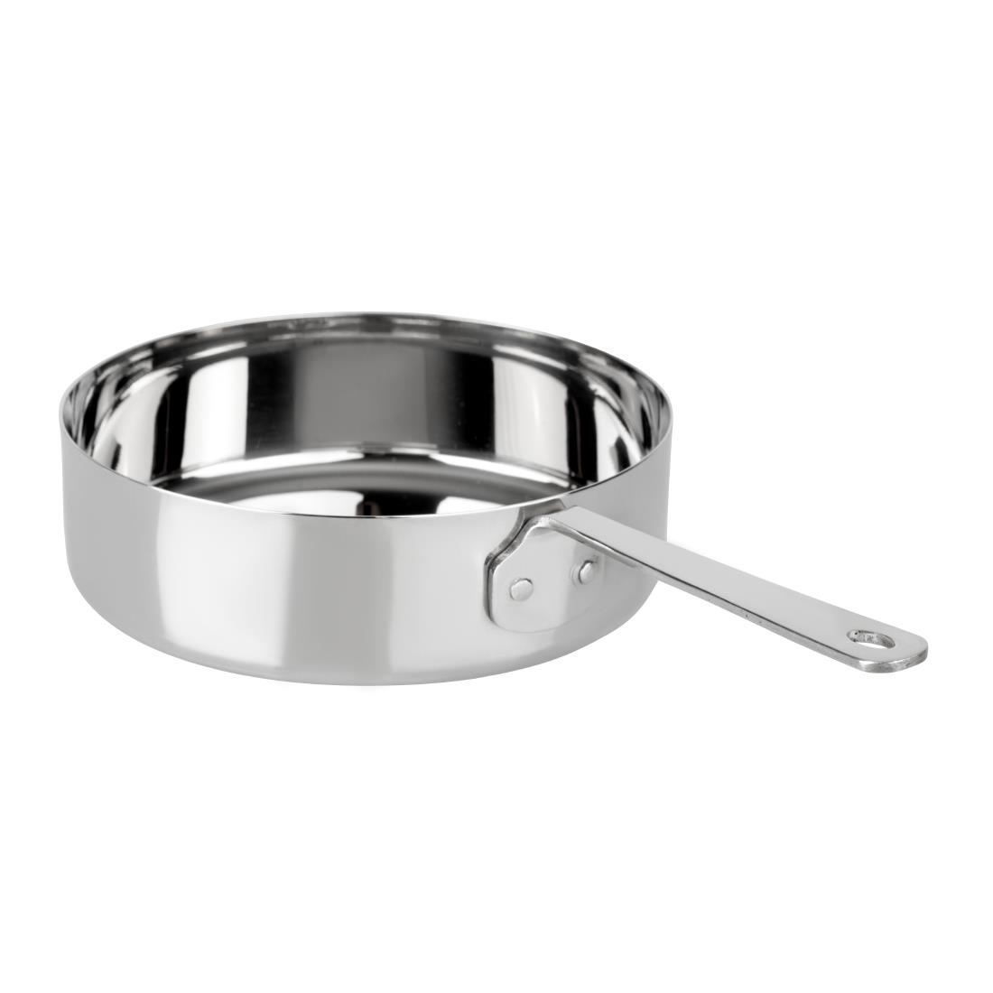 Olympia Table Presentation Stainless Steel Mini Sauce Pan 125x35mm - Image 3