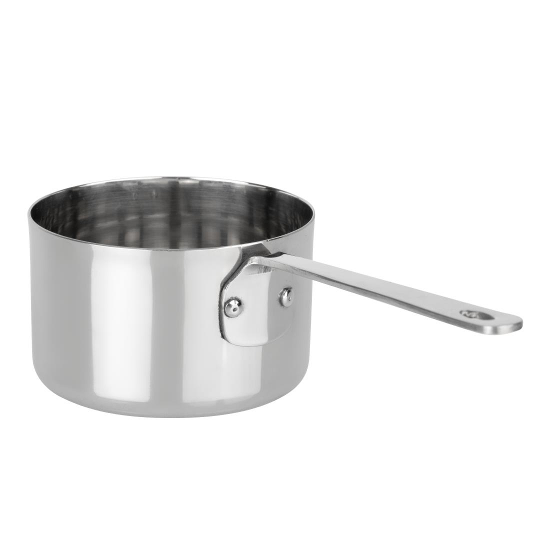 Olympia Table Presentation Stainless Steel Mini Sauce Pan 70x45mm - Image 3