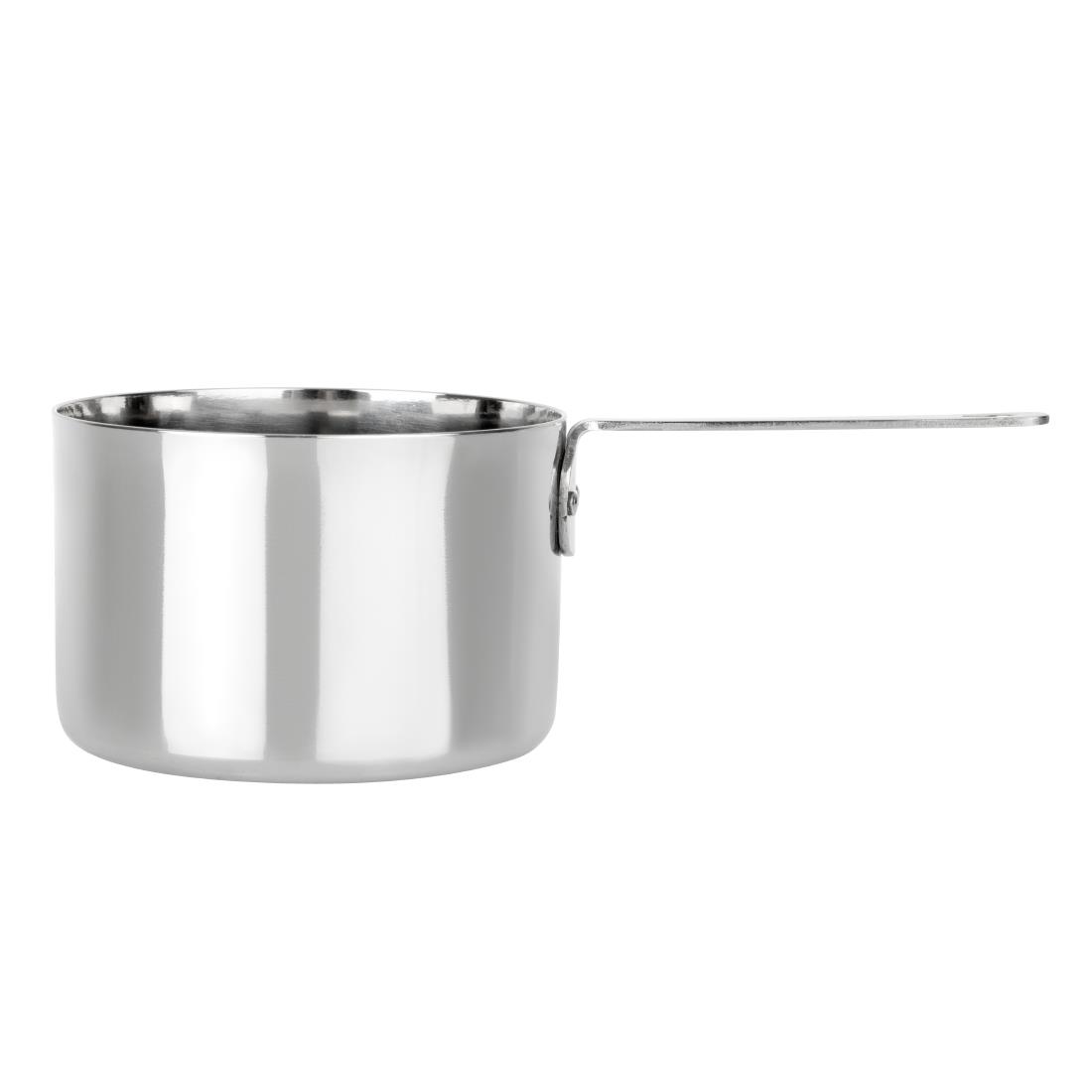 Olympia Table Presentation Mini Sauce Pan Stainless Steel 90x60mm - Image 2