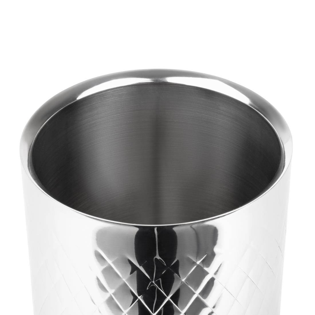 Olympia Geo Double Wall Wine Cooler Stainless Steel - Image 3