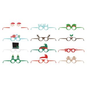 Swantex Paper Christmas Party Glasses (144 Pack)