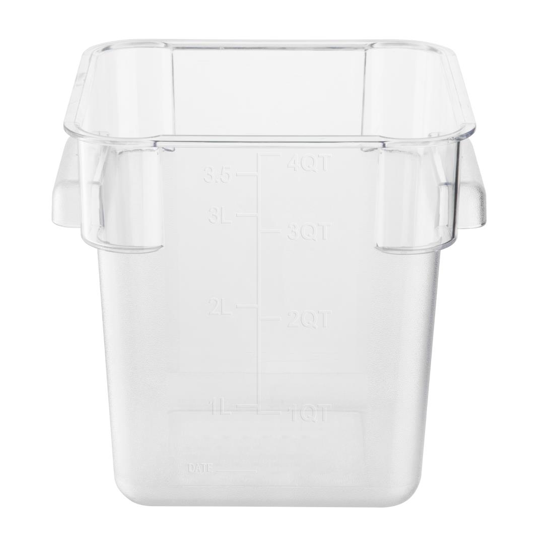 Hygiplas Polycarbonate Square Storage Container 3.5Ltr - Image 2