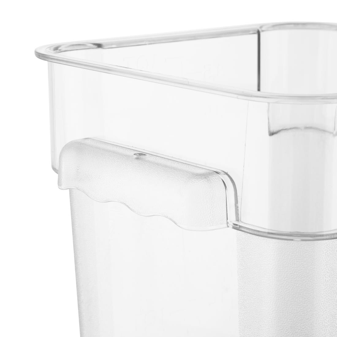 Hygiplas Polycarbonate Square Storage Container 3.5Ltr - Image 3