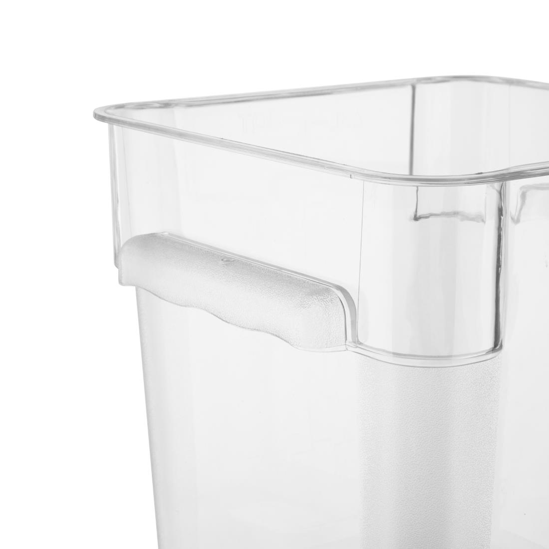 Hygiplas Polycarbonate Square Storage Container 7Ltr - Image 3