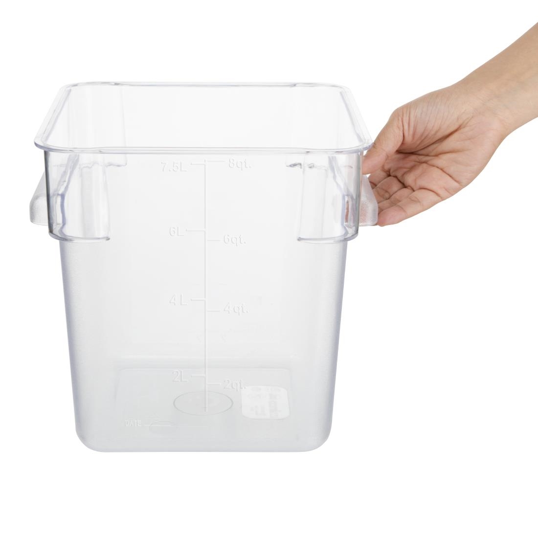 Hygiplas Polycarbonate Square Storage Container 7Ltr - Image 4