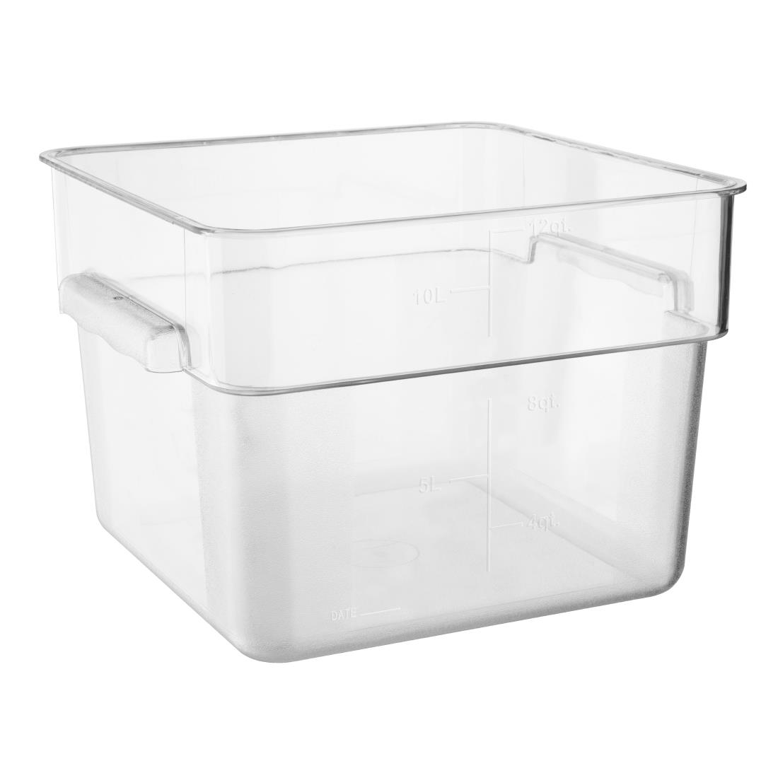 Hygiplas Polycarbonate Square Storage Container 10Ltr