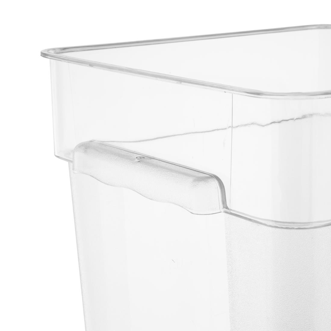 Hygiplas Polycarbonate Square Storage Container 15Ltr - Image 3