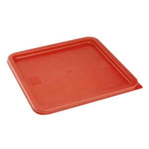 Hygiplas Square Food Storage Container Lid Red Large