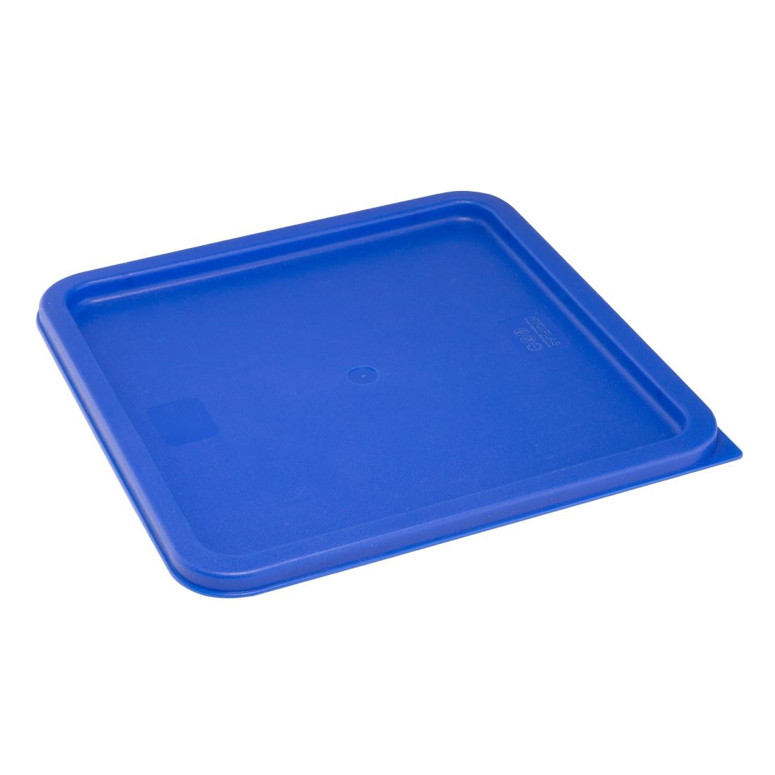 Hygiplas Square Food Storage Container Lid Blue Large