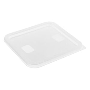 Hygiplas Square Food Storage Container Lid White Medium