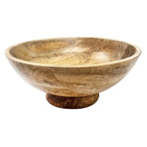 Olympia Footed Bowl Mango Wood 280mm