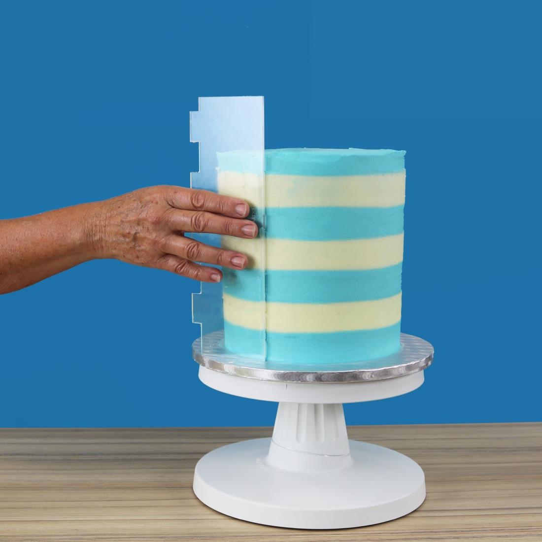 PME Side Scrapers Patterned Acrylic Extra Wide Stripes 255mm - Image 5