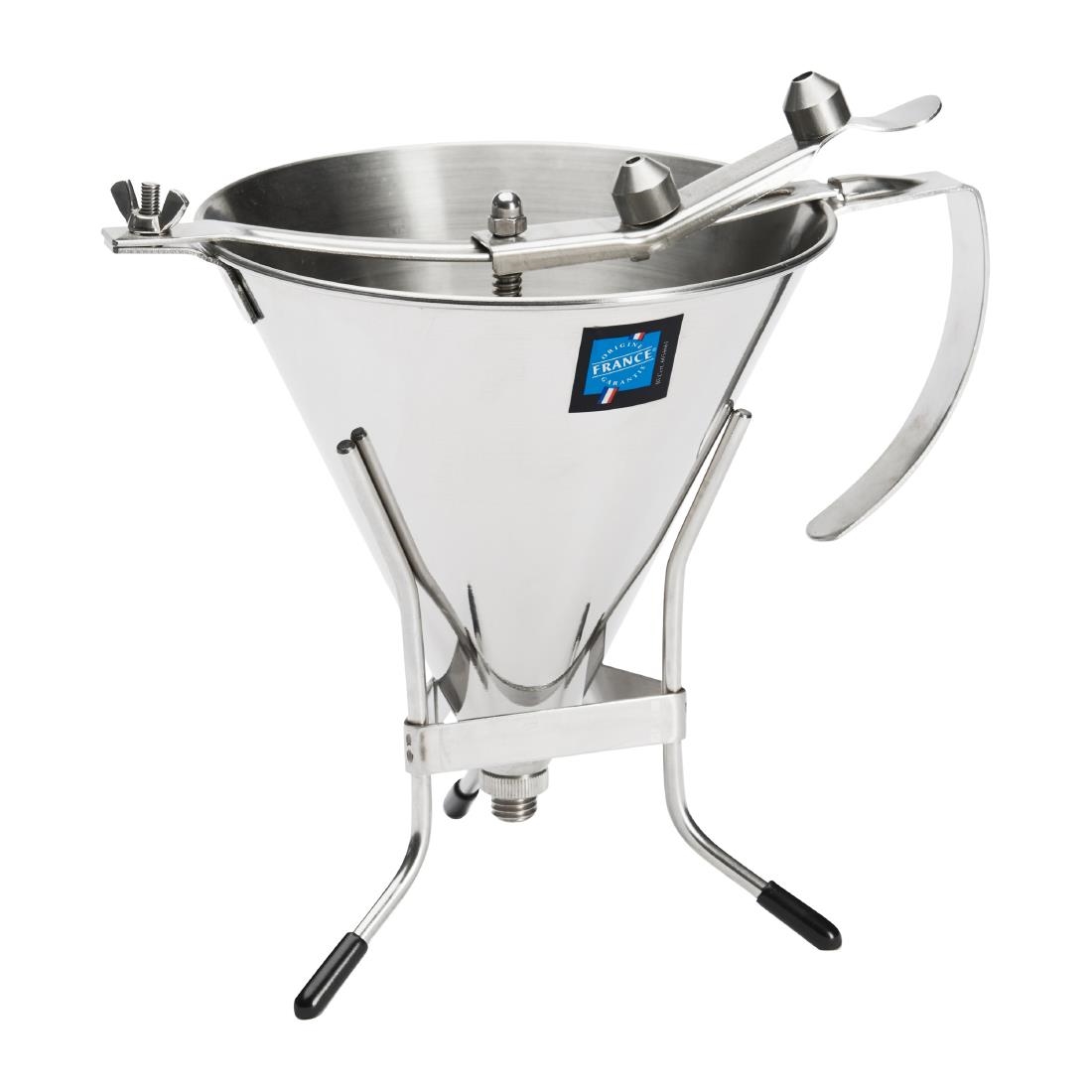 De Buyer Automatic Piston Funnel Stainless Steel