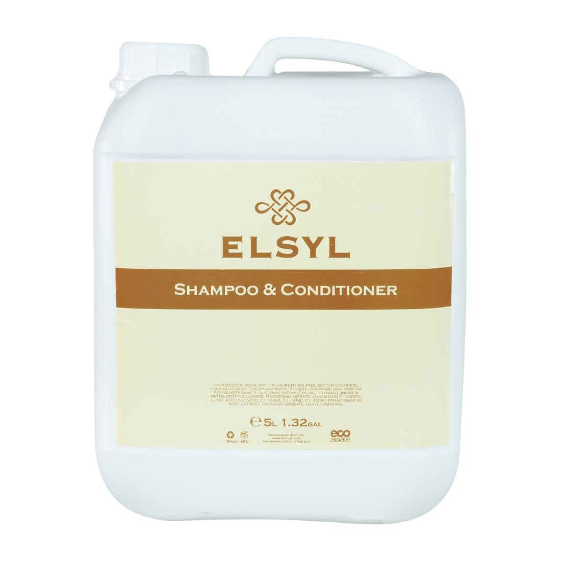 Hotel Complimentary Elsyl Shampoo and Conditioner 5Ltr Refill