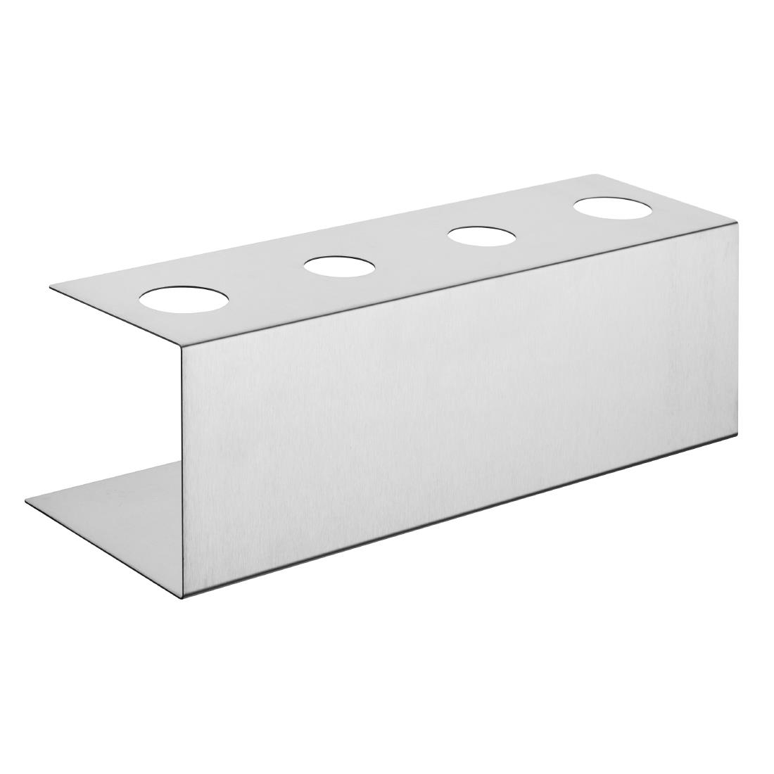 Olympia Ice Cream Holder 4 Cone Stainless Steel - 270x97x90mm