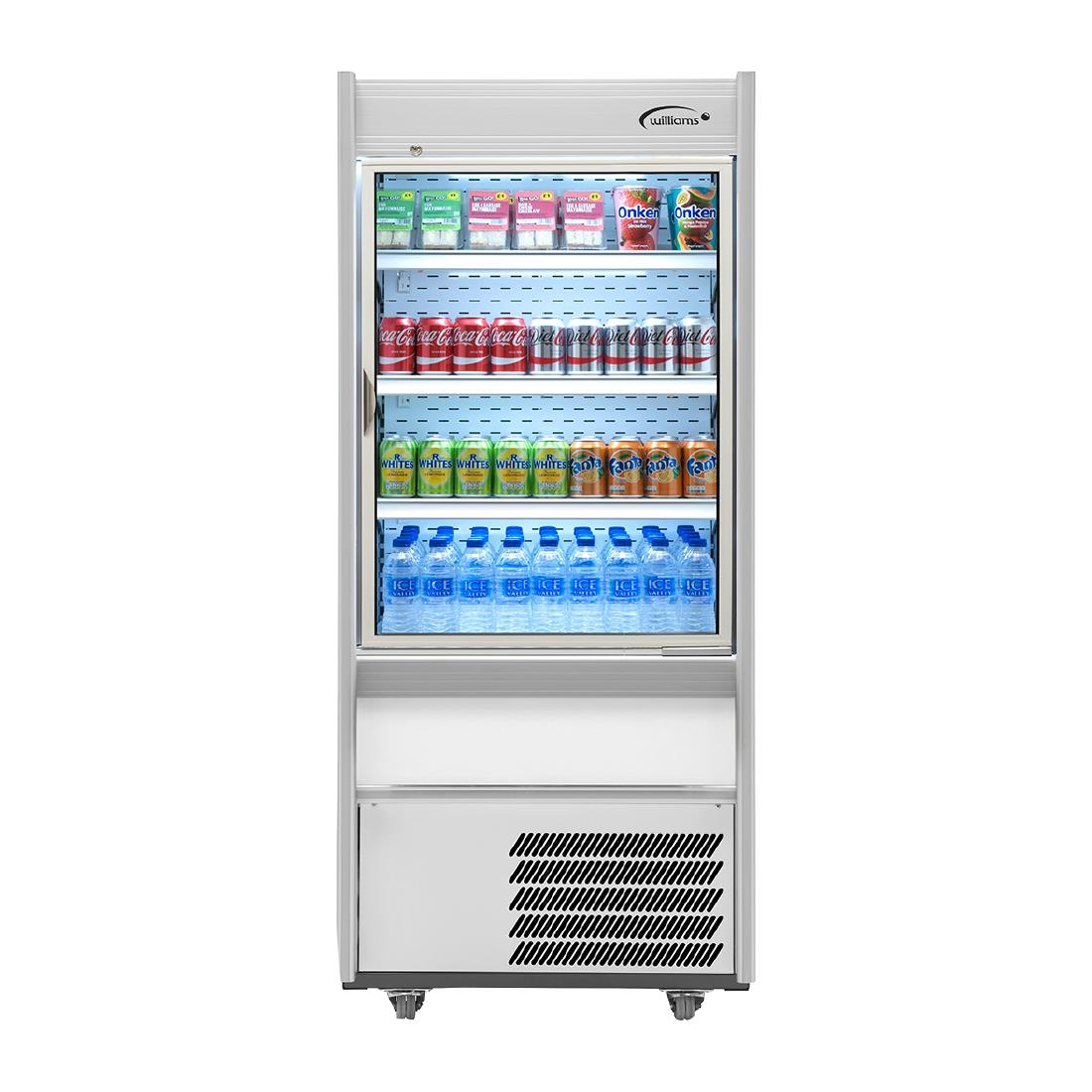 Williams Slimline Gem Multideck Fridge White with Hinged Front Door R70-WCD-HFD