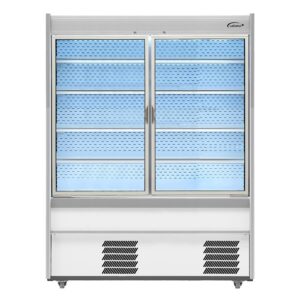 Williams M-Series Gem Multideck Fridge White with Hinged Front Door M150-WCD-HFD
