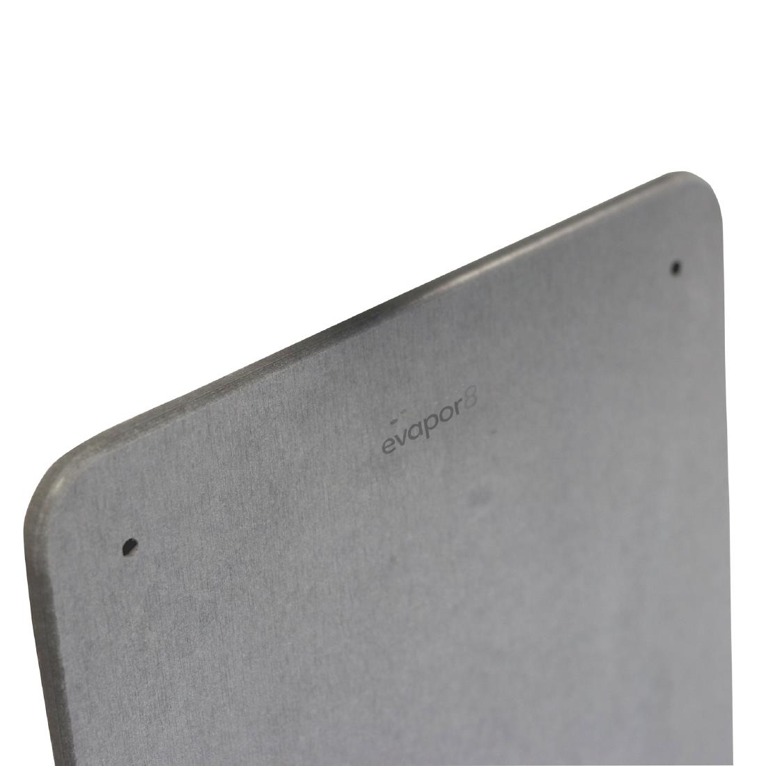 Evapor8 Splashback 800x400mm Plain Grey - Image 3